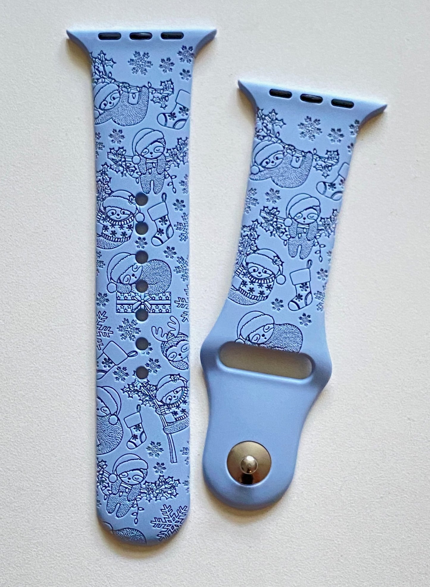 Christmas Sloth Watch Band For Apple Watch