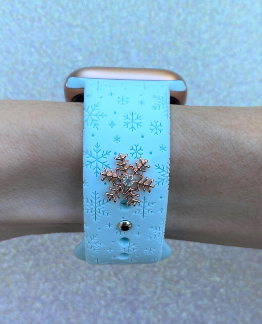 Snowflake Bling Watch Charm