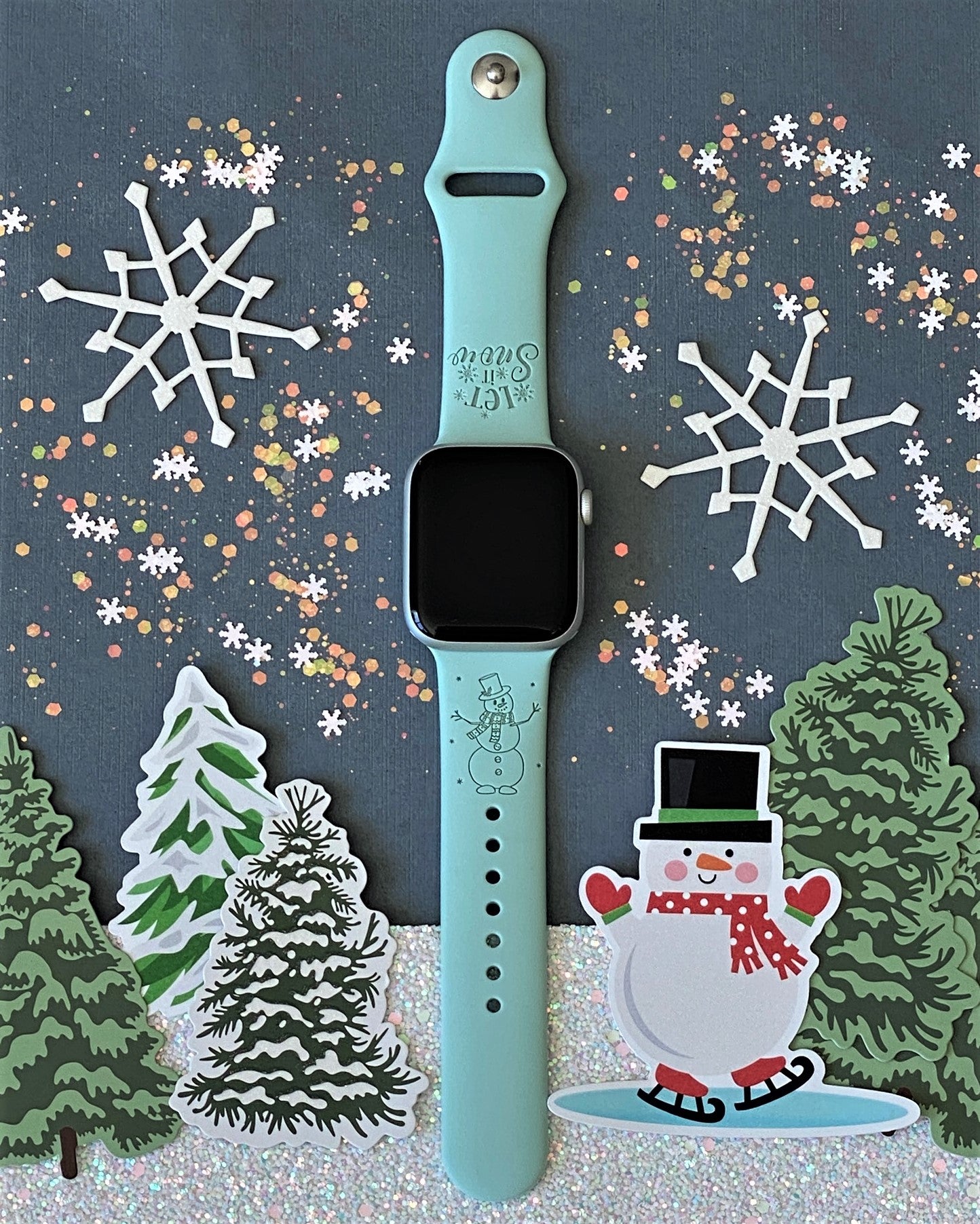 Snowman Watch Band For Apple Watch