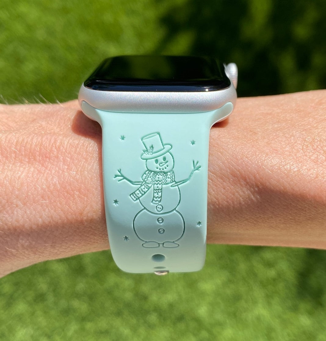 Snowman Watch Band For Apple Watch