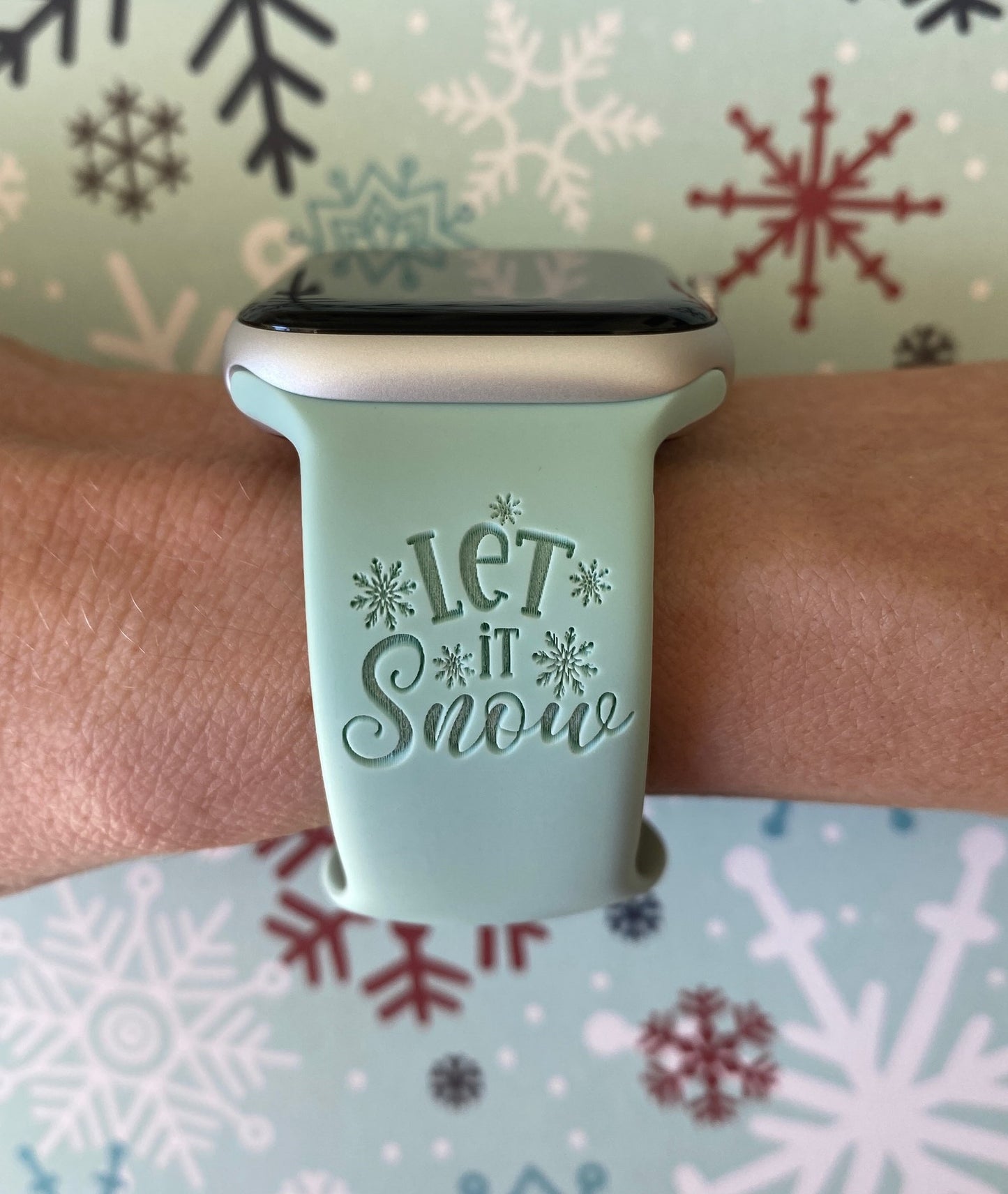 Snowman Watch Band For Apple Watch