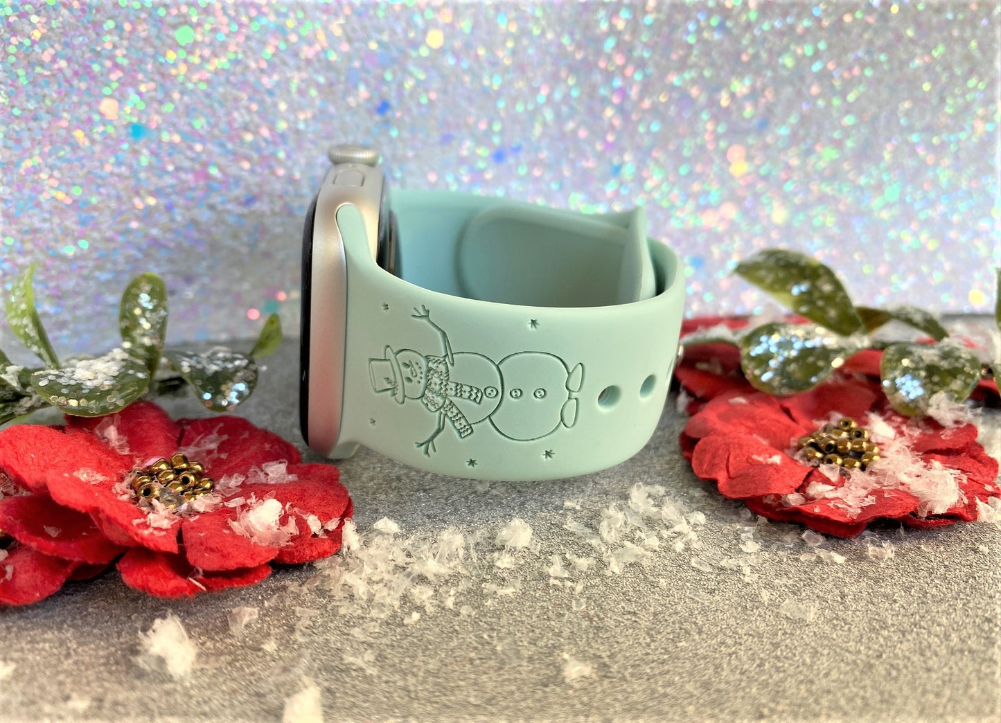Snowman Watch Band For Apple Watch