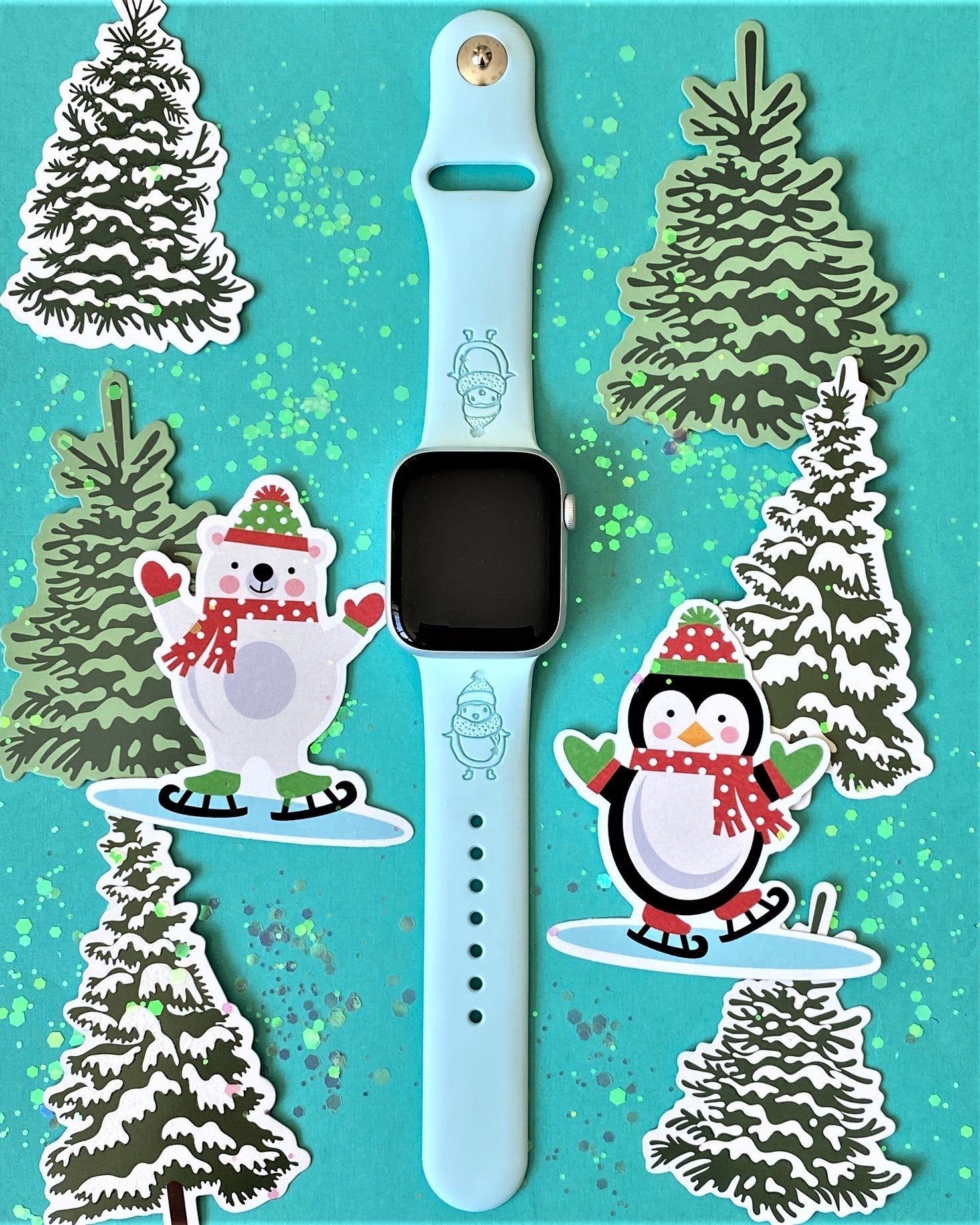 Christmas Apple Apple Watch Holiday Bands Penguin Watch Band For