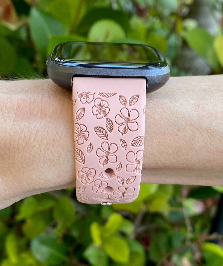 Tropical Hibiscus Fitbit Versa 1/2 Watch Band