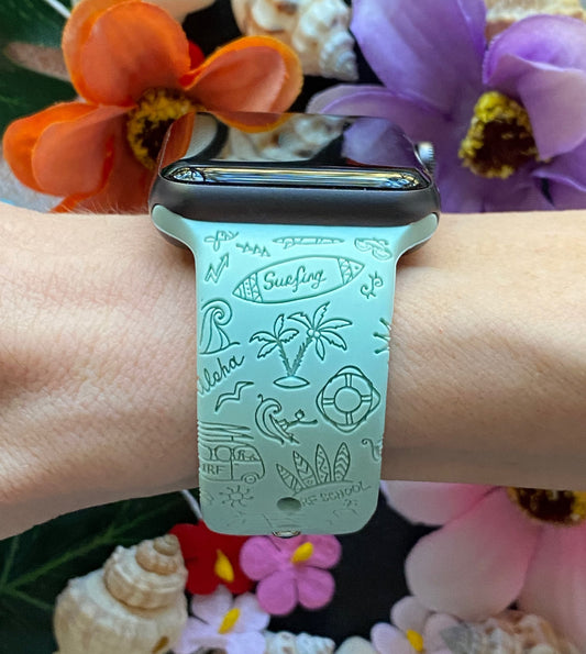 Surfer Beach Watch Band For Apple Watch