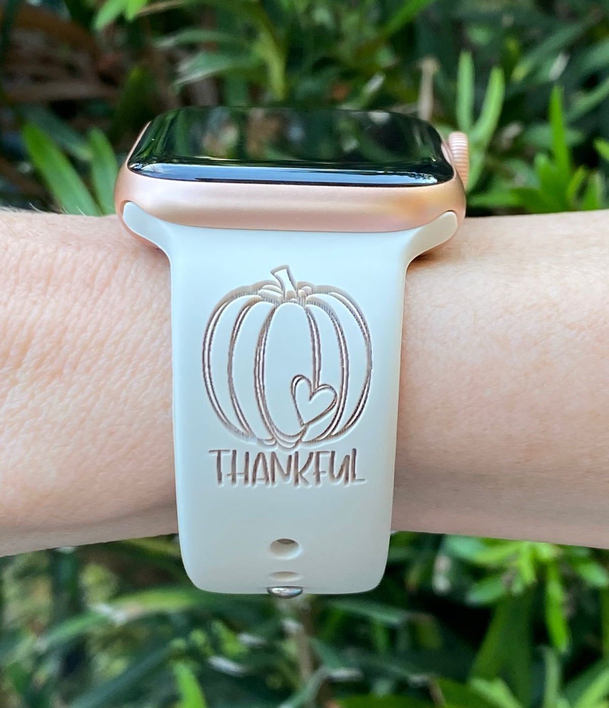 Thankful Pumpkin Watch Band For Apple Watch