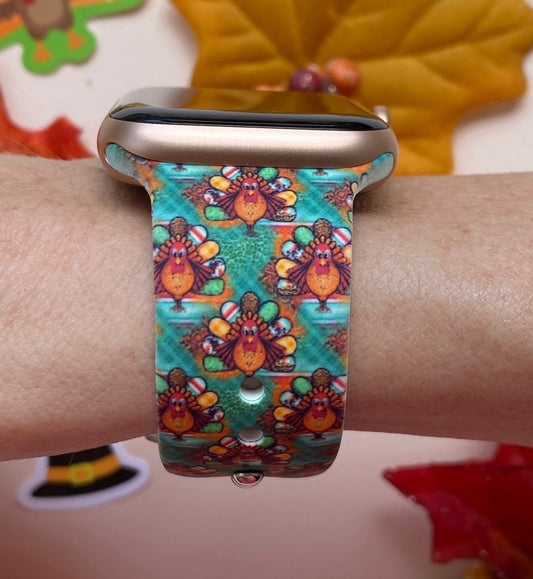 Turkey Thanksgiving Watch Band For Apple Watch