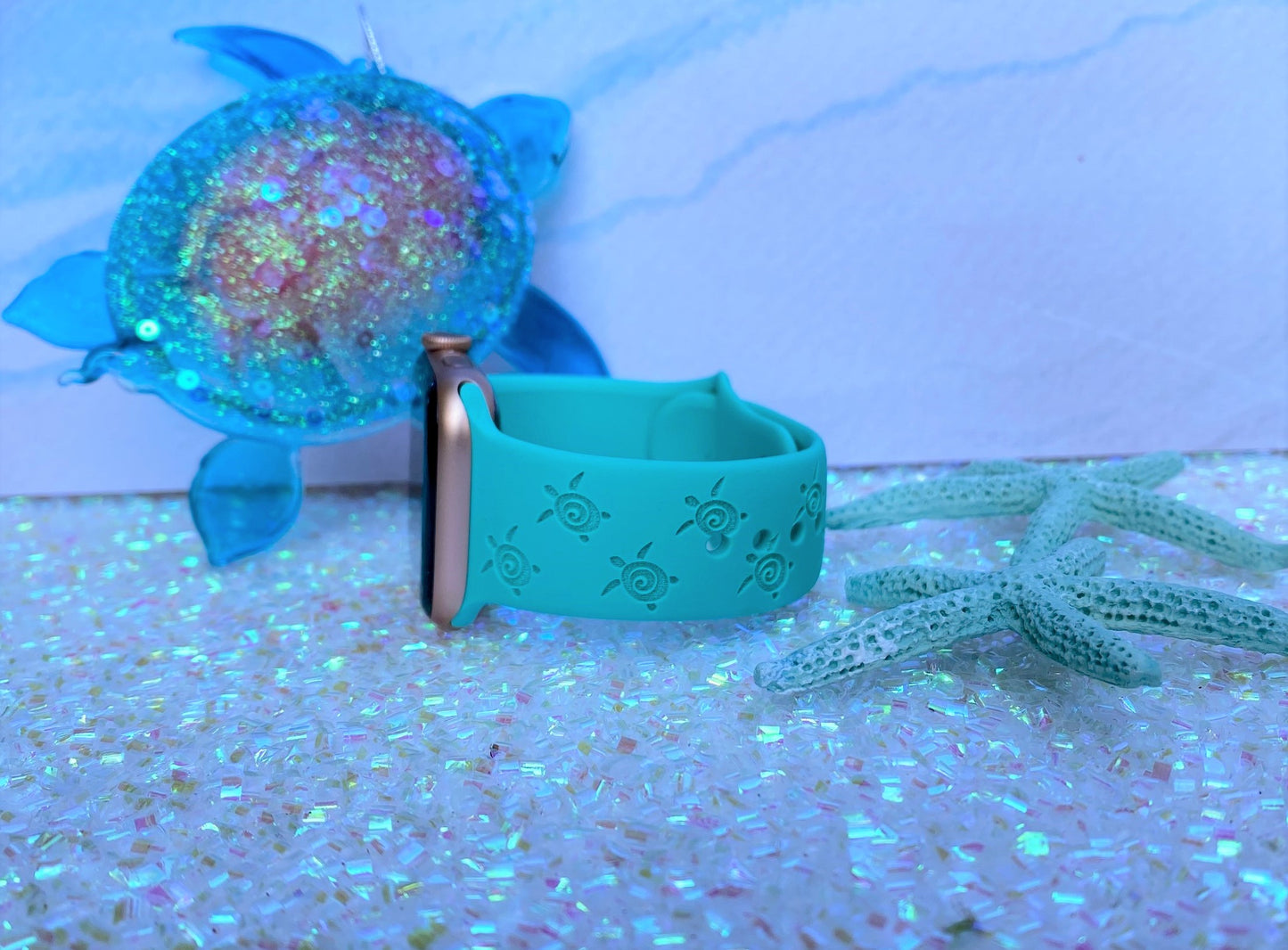 Tropical Turtles Watch Band For Apple Watch