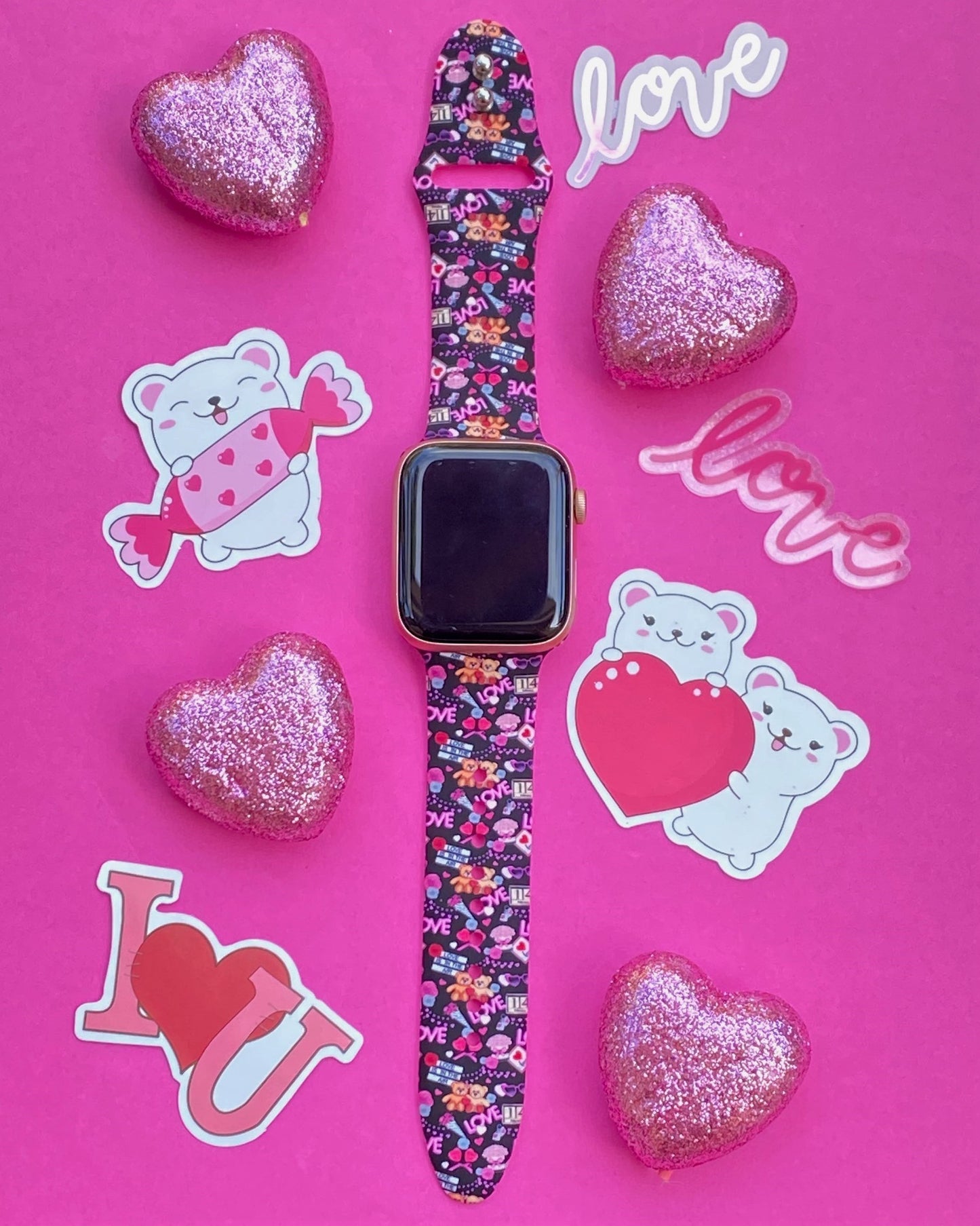 Vday Bears Watch Band For Apple Watch