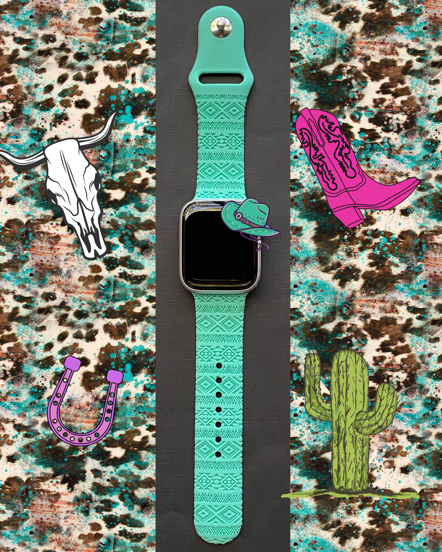Western Watch Band For Apple Watch