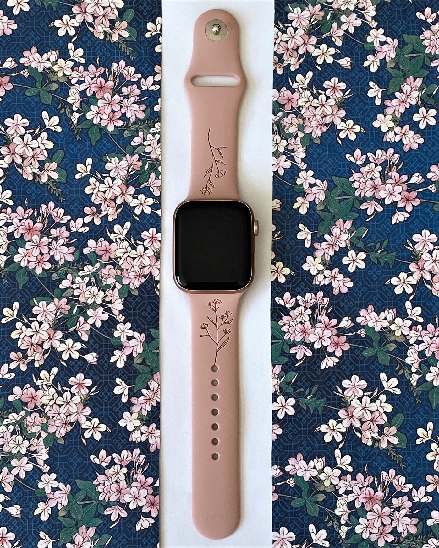 Wild Flower Watch Band For Apple Watch