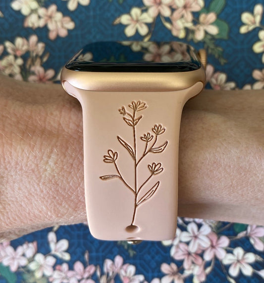 Wild Flower Watch Band For Apple Watch
