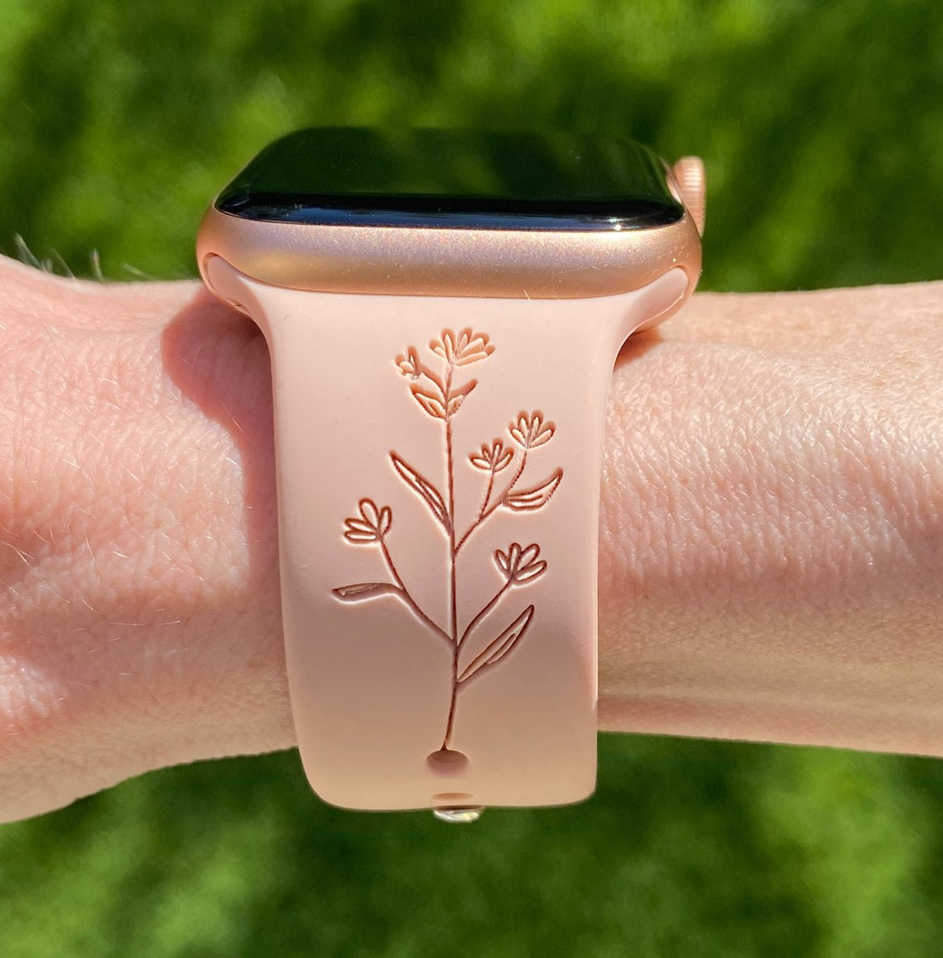 Wild Flower Watch Band For Apple Watch
