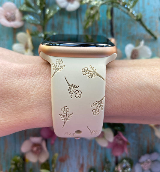 Wild Flower Watch Band For Apple Watch