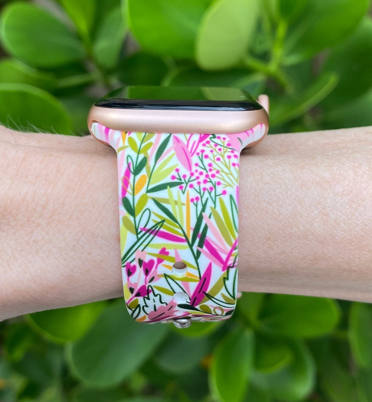 Wild Flower Watch Band For Apple Watch