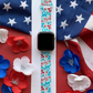 4th of July Bows Watch Band For Apple Watch