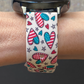 4th of July Hearts Samsung Galaxy Watch Band