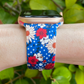4th of July Floral Apple Watch Band