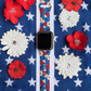 4th of July Floral Apple Watch Band