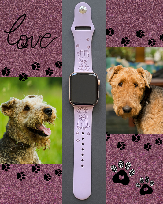 Airedale Terrier Dog Watch Band For Apple Watch