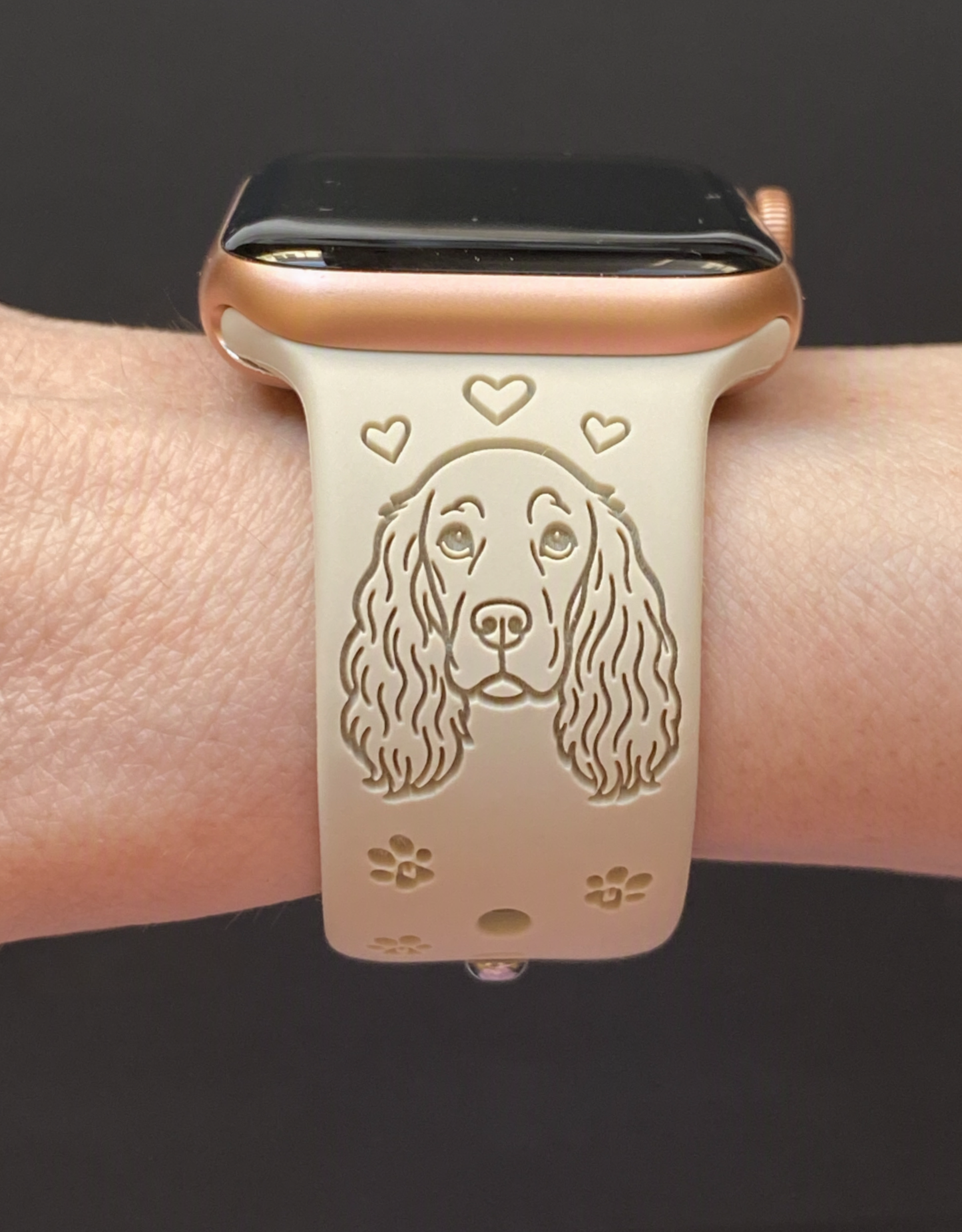 American Cocker Spaniel Dog Watch Band For Apple Watch