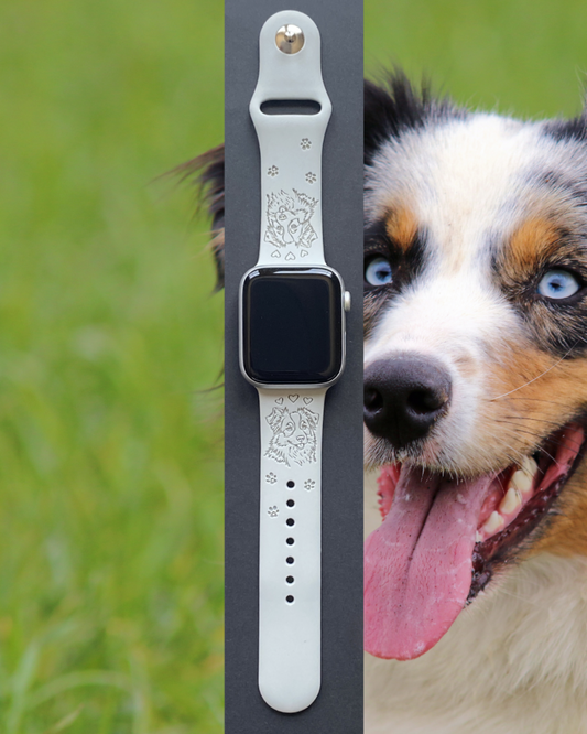 Australian Shepherd Dog Watch Band For Apple Watch