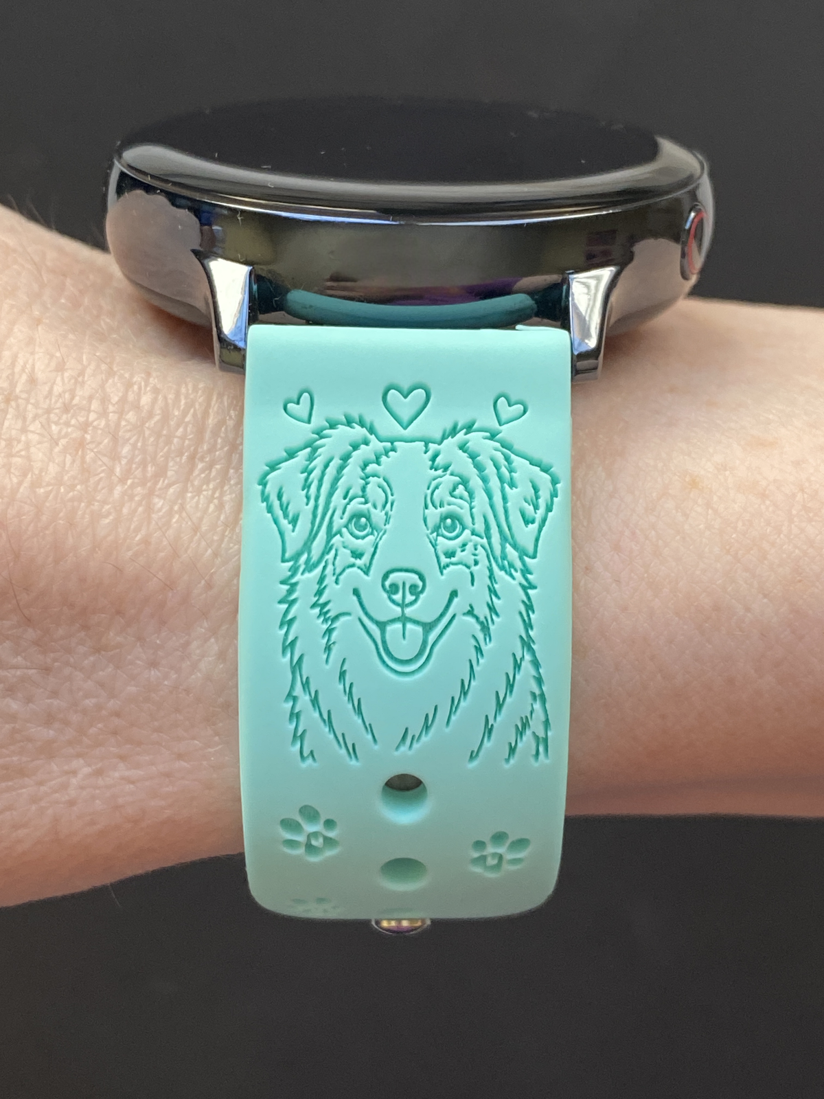 My Australian Shepherd Dog 20mm Samsung Galaxy Watch Band