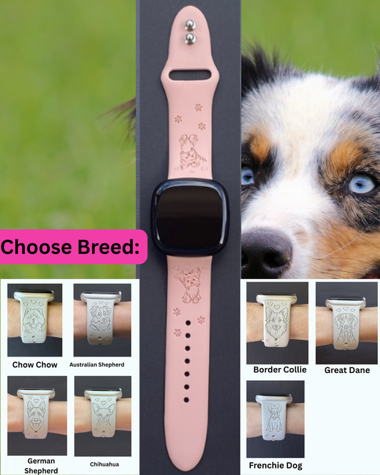 Dog Breed (#3) Fitbit Versa 3/Versa 4/Sense/Sense 2 Watch Band