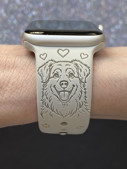 Australian Shepherd Dog Watch Band For Apple Watch