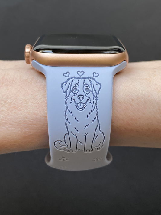 My Pet Australian Shepherd Dog Watch Band For Apple Watch