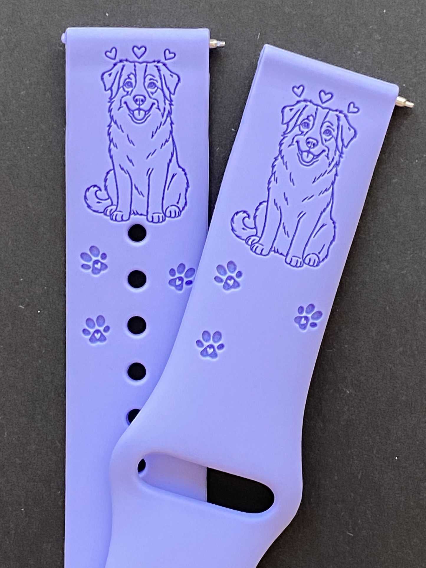 Australian Shepherd Dog 20mm Samsung Galaxy Watch Band