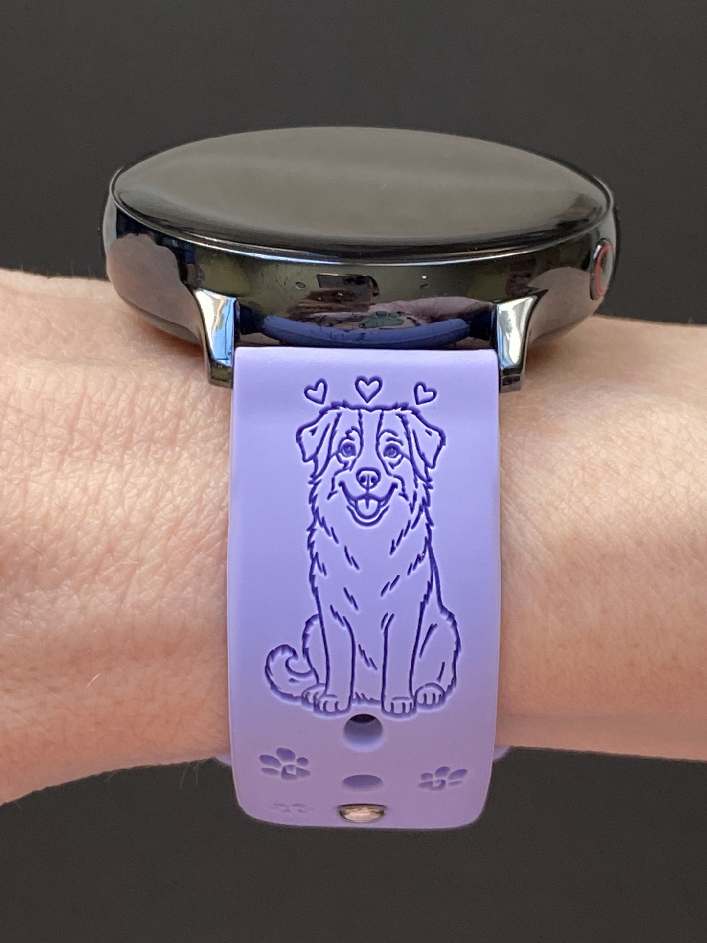 Australian Shepherd Dog 20mm Samsung Galaxy Watch Band