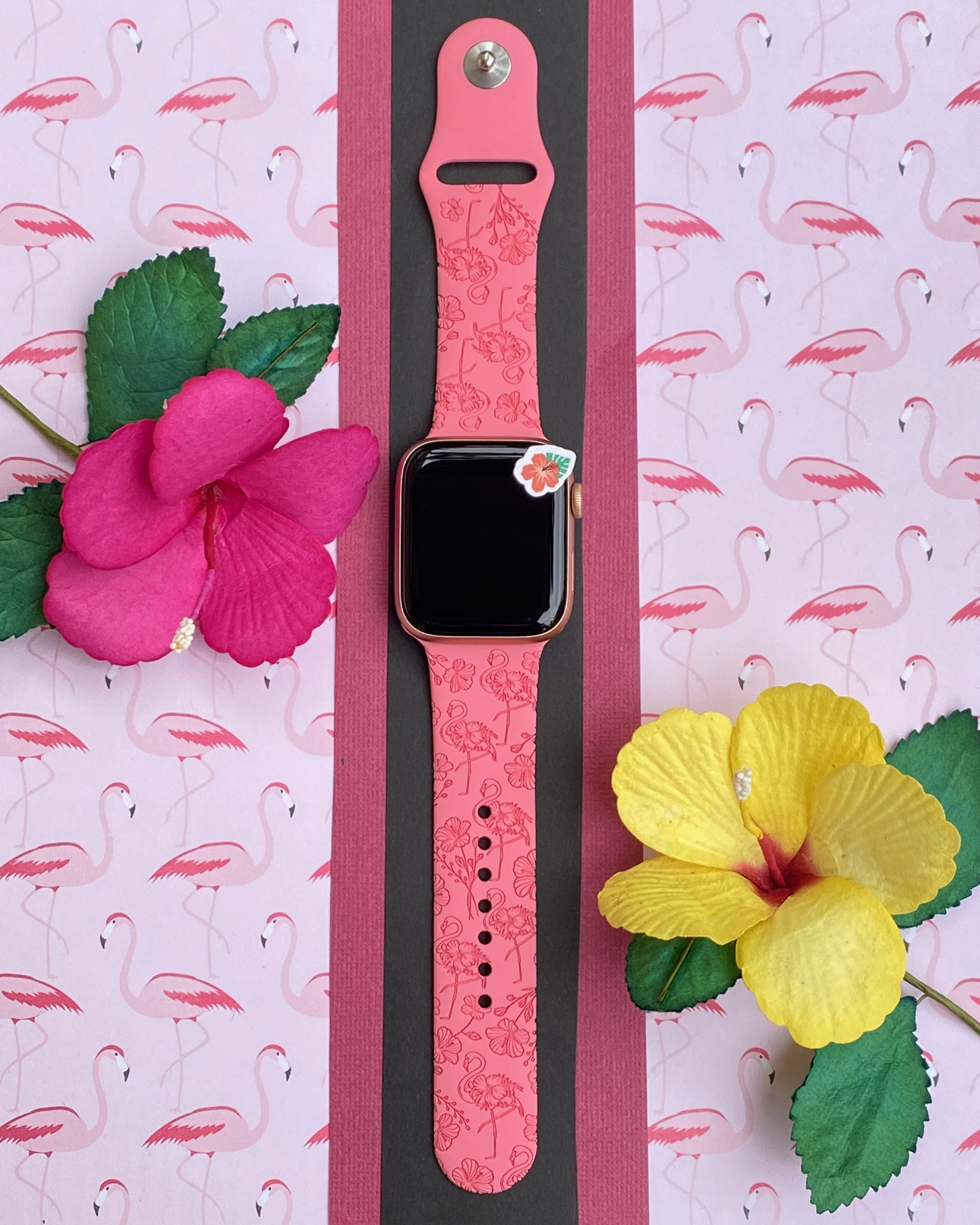 Flamingo apple watch sales band