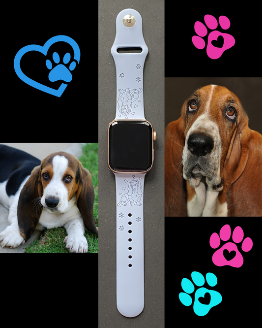 My Basset Hound Dog Watch Band For Apple Watch