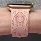 Basset Hound Dog Watch Band For Apple Watch