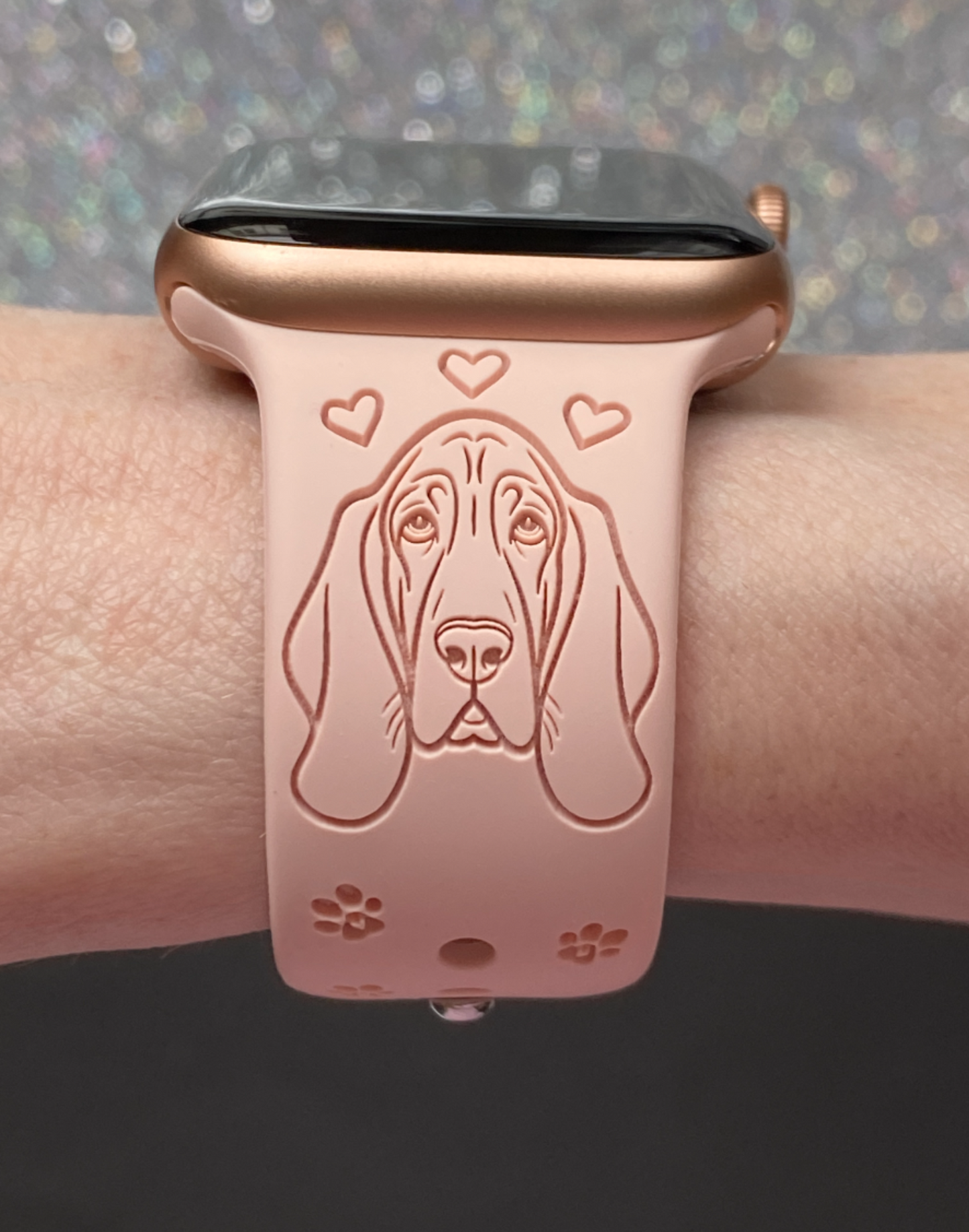 Basset Hound Dog Watch Band For Apple Watch