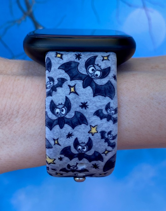 Halloween Bats Fitbit Versa 3/Versa 4/Sense/Sense 2 Watch Band