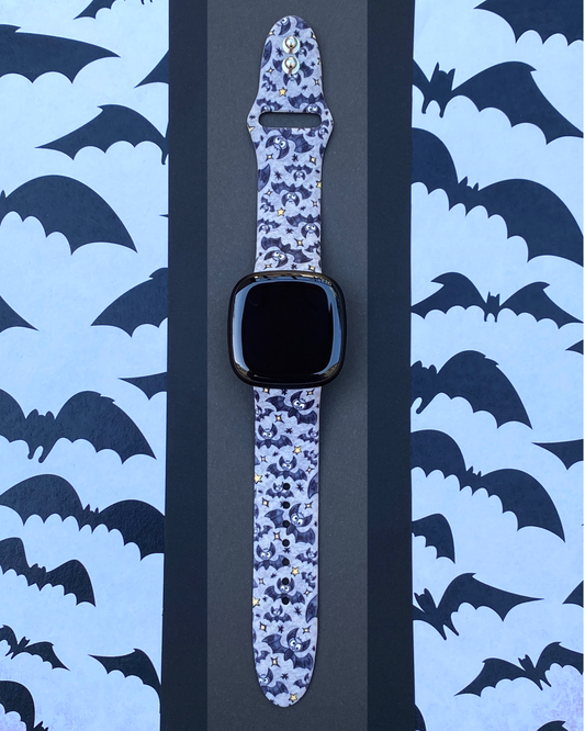 Halloween Bats Fitbit Versa 3/Versa 4/Sense/Sense 2 Watch Band