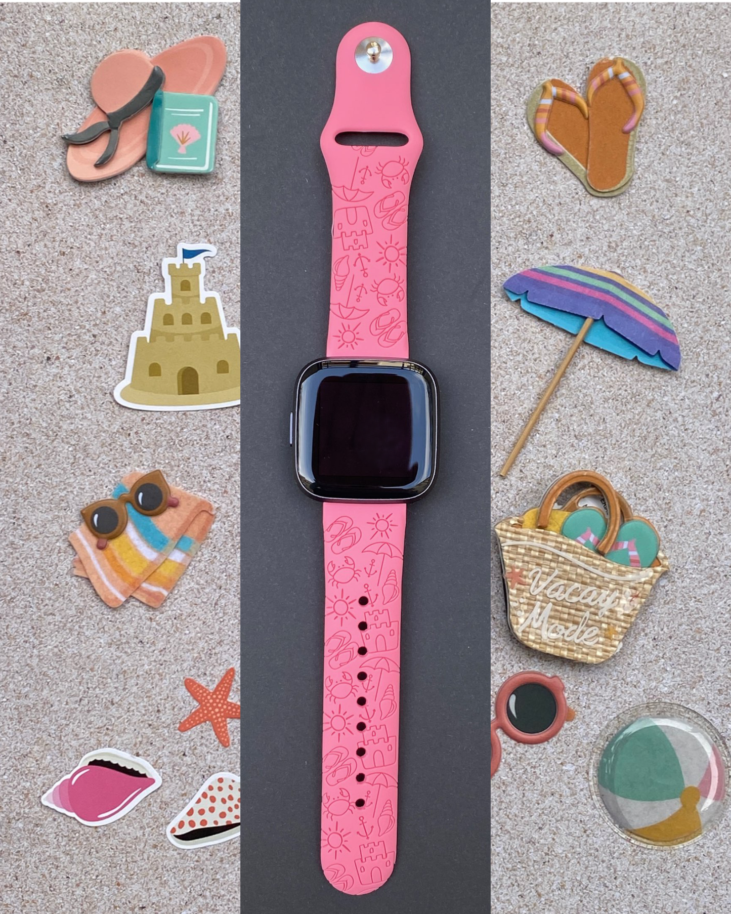 Beach Day Fitbit Versa 1/2 Watch Band