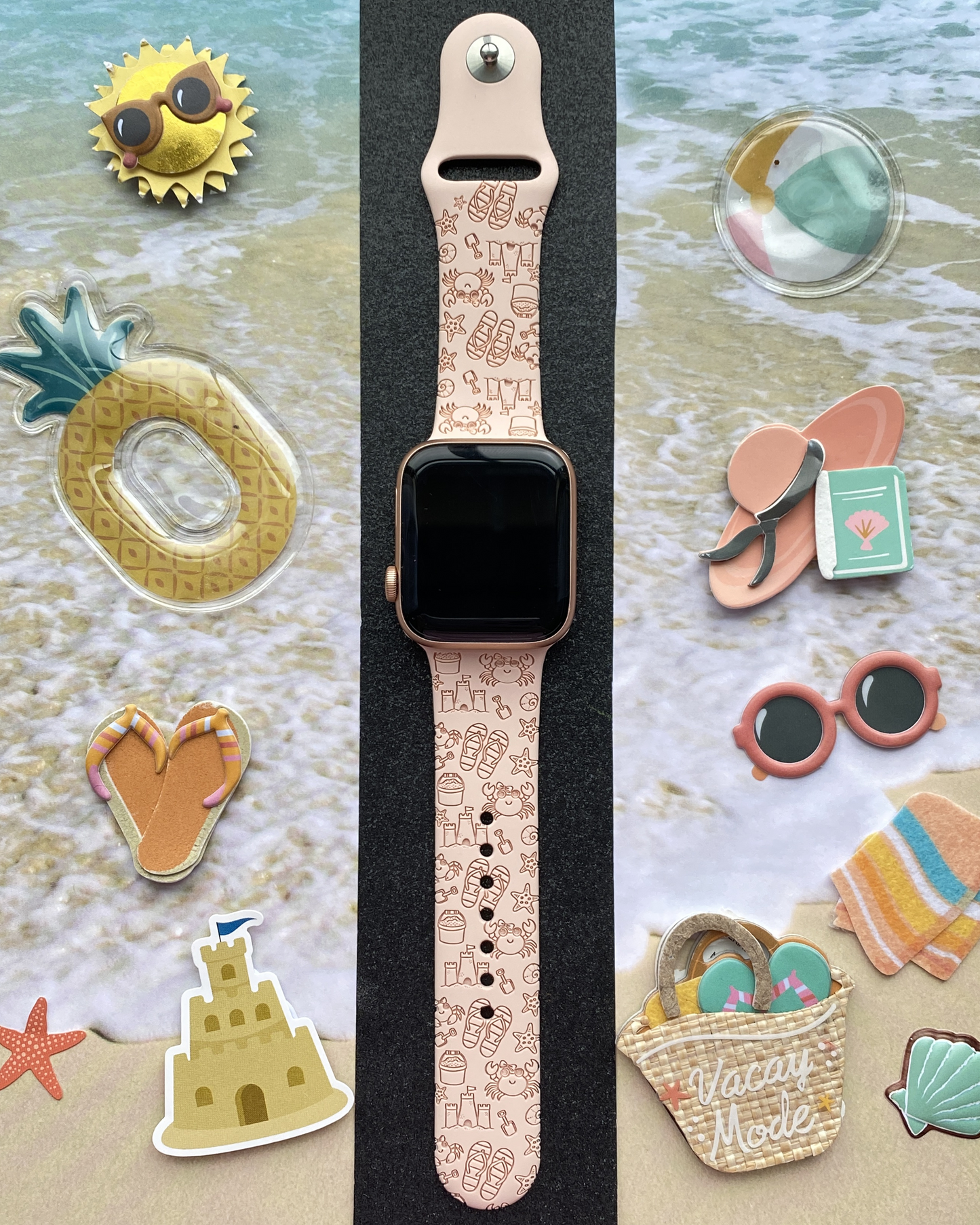 Summer Beach Day Watch Band For Apple Watch