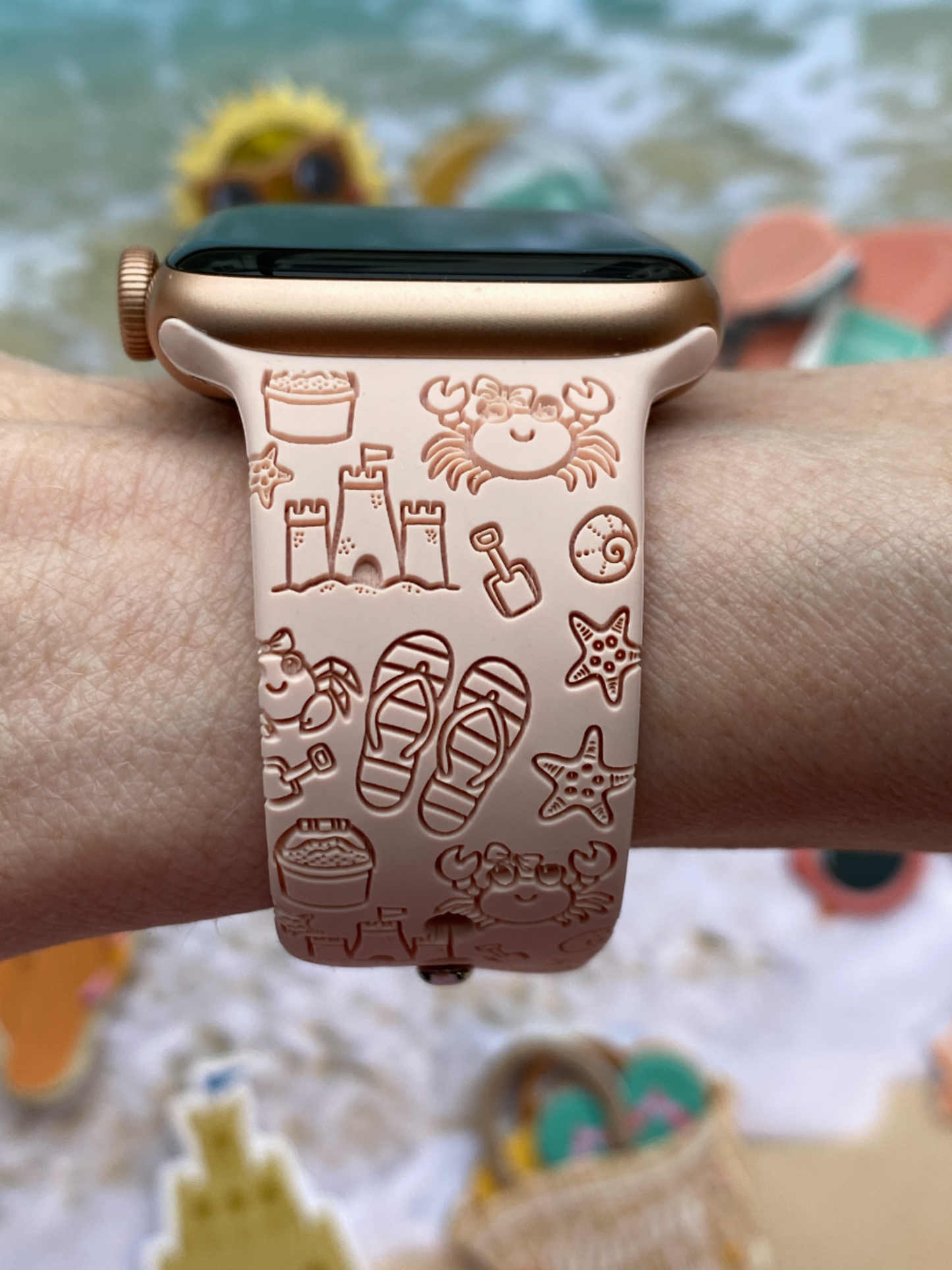 Summer Beach Day Watch Band For Apple Watch