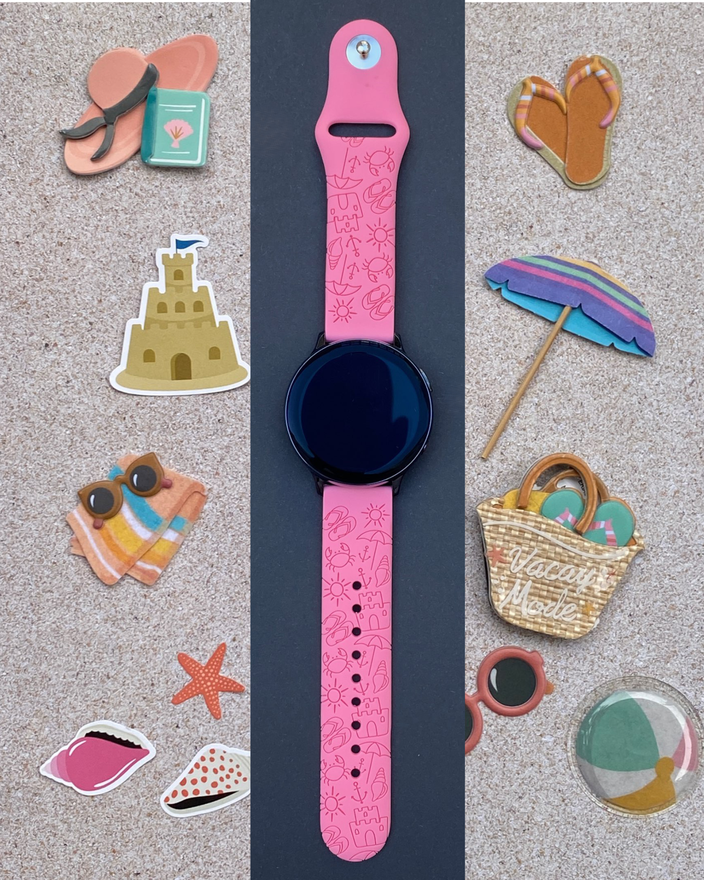 Beach Day 20mm Samsung Galaxy Watch Band