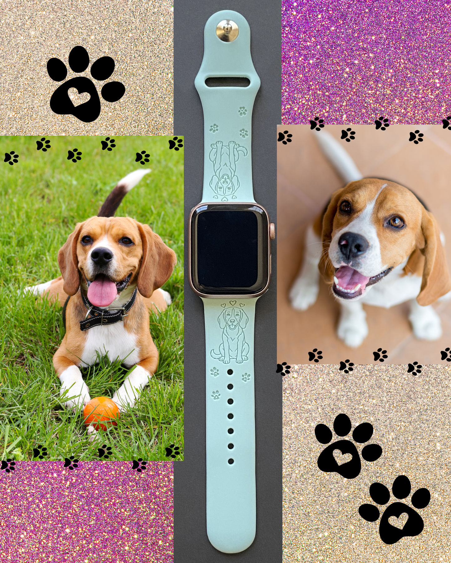 My Pet Beagle Dog Watch Band For Apple Watch