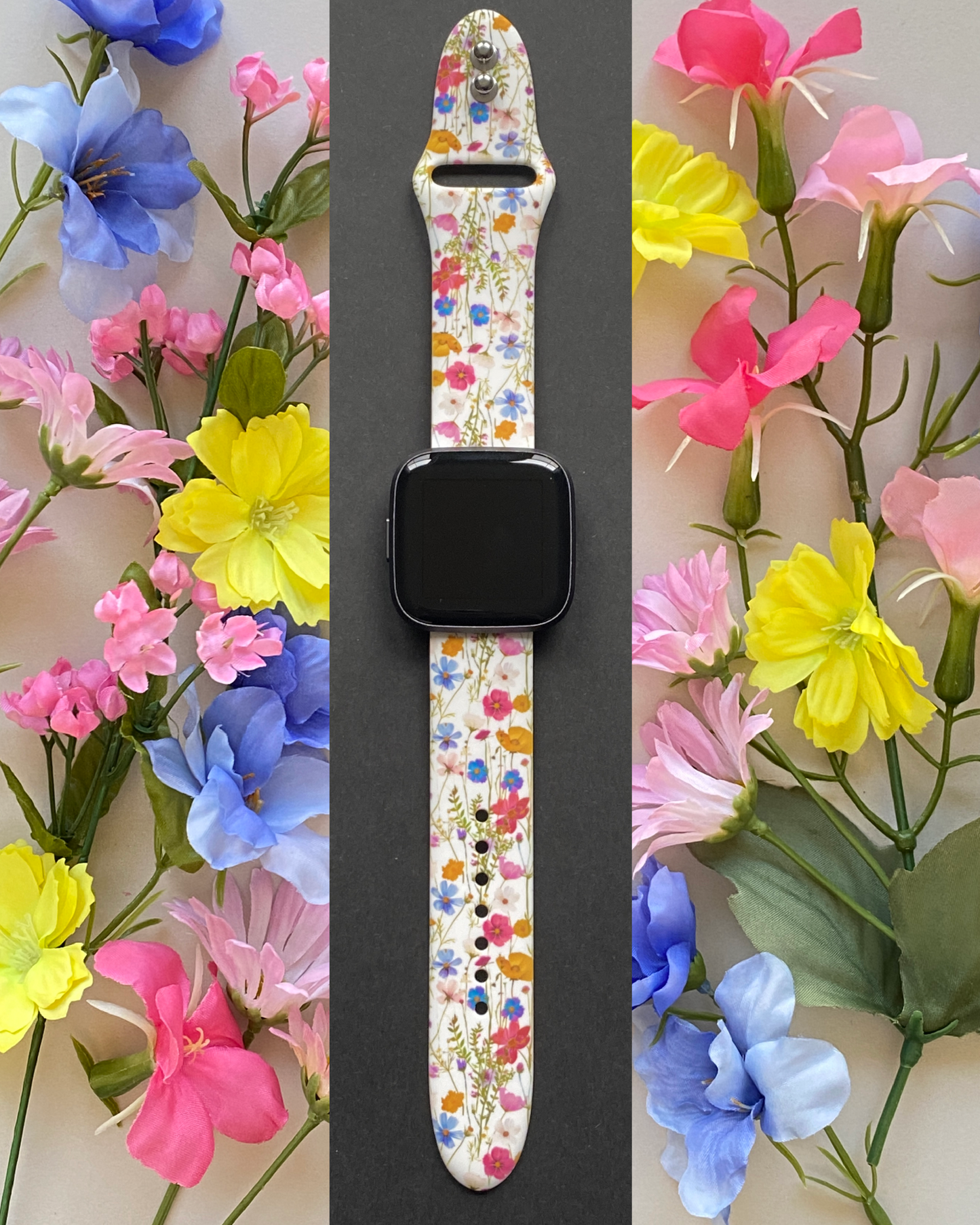 Spring Wildflowers Fitbit Versa 1/2 Watch Band