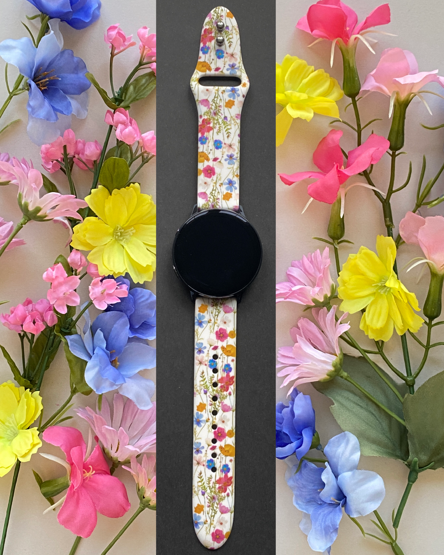 Spring Wildflowers Samsung Galaxy Watch Band