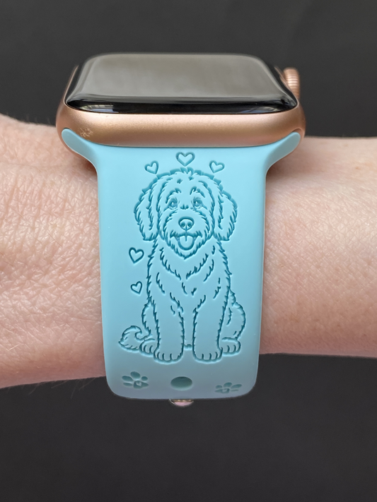 Bernedoodle Dog Watch Band For Apple Watch