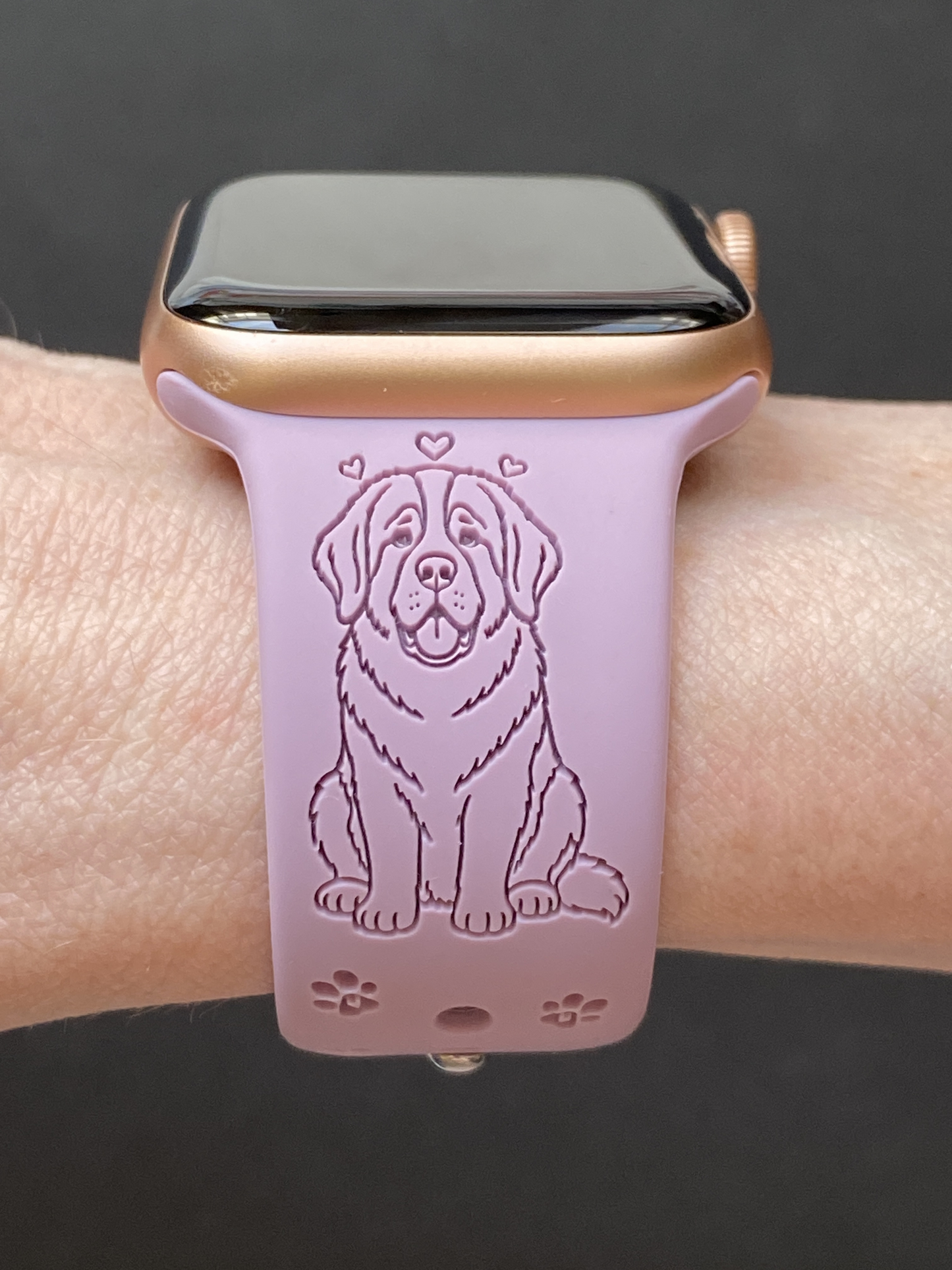Saint Bernard Dog Watch Band For Apple Watch