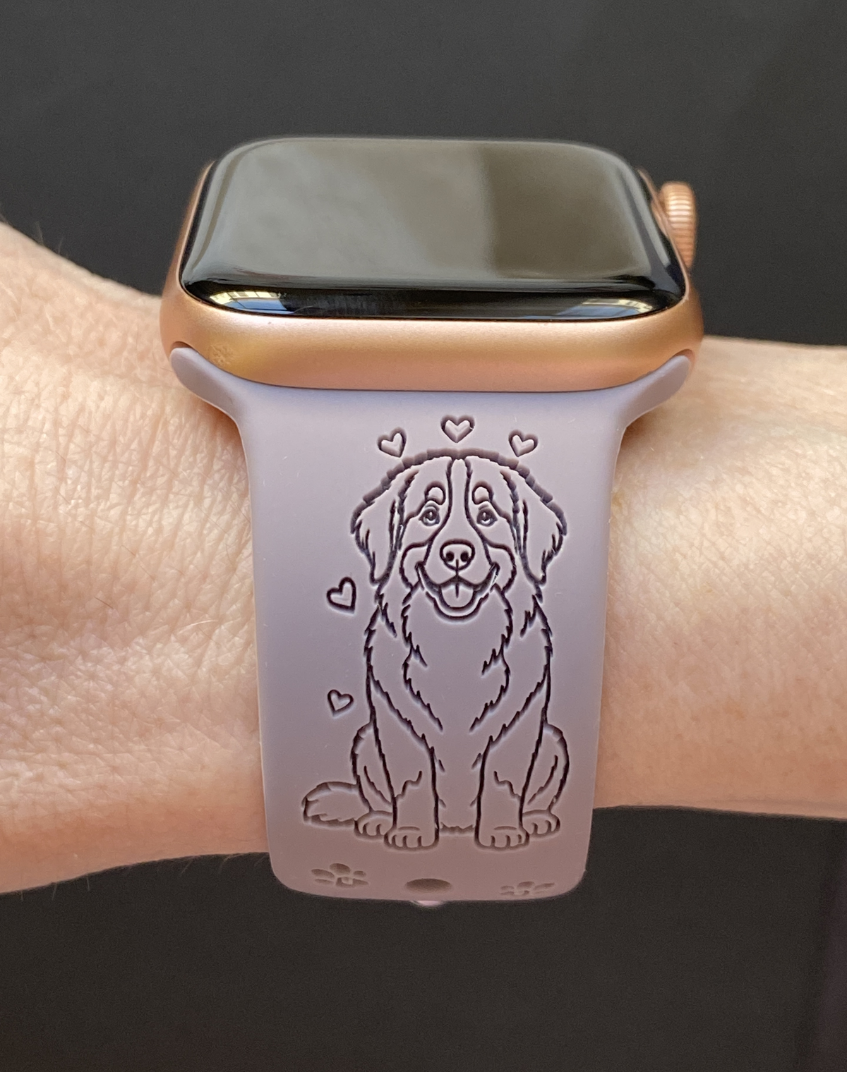 My Pet Bernese Mountain Dog Watch Band For Apple Watch