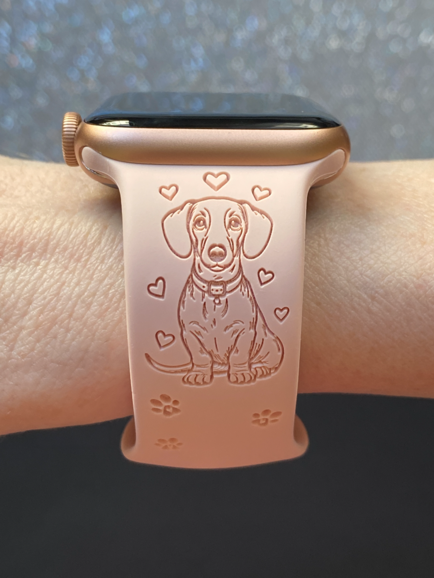 My Best Friend Dachshund Dog Watch Band For Apple Watch