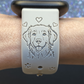 My Best Friend Golden Retriever Fitbit Versa 3/Versa 4/Sense/Sense 2 Watch Band